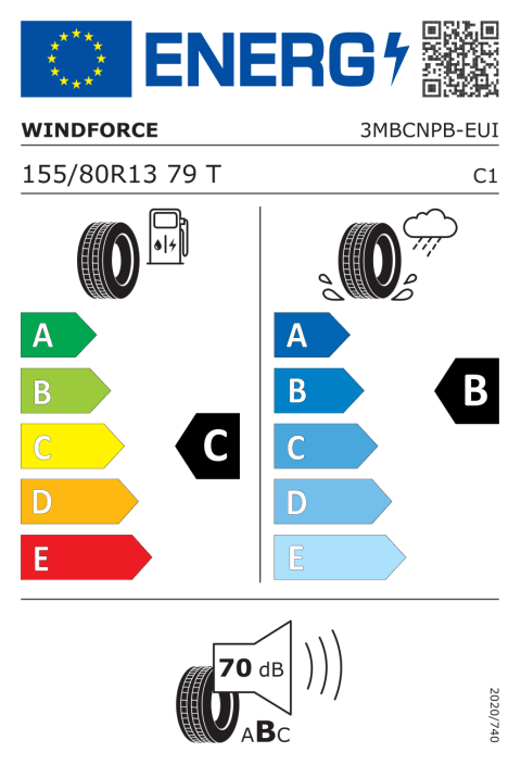 Energetický štítek EU pneumatiky