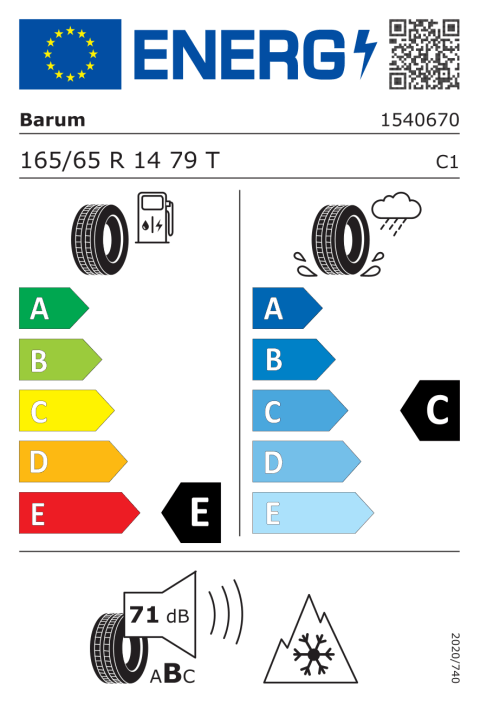 Energetický štítek EU pneumatiky